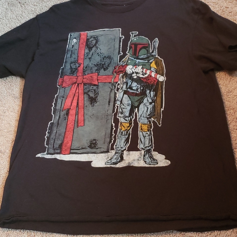 Bobafett Han Solo Holiday tee